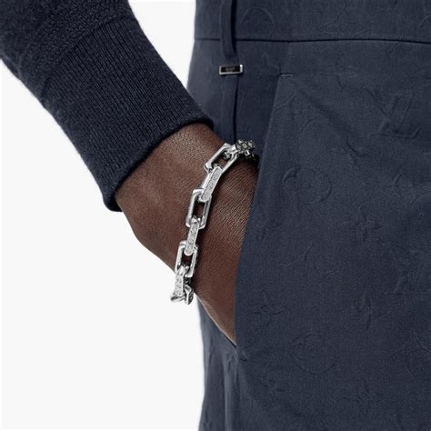 bracelet homme louis vuitton|Louis Vuitton monogram chain bracelet.